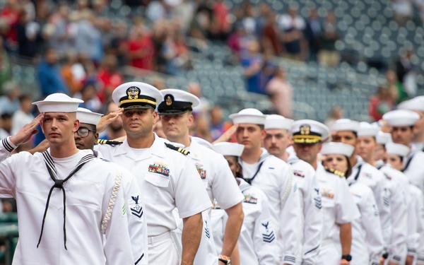 Washington Nationals Host U.S. Navy for Navy Day, Celebrates 250th Birthday