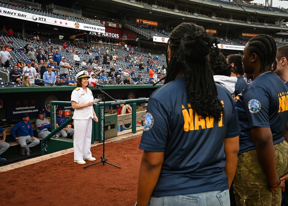 Washington Nationals Host U.S. Navy for Navy Day, Celebrates 250th Birthday