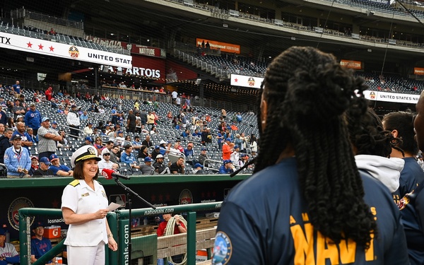 Washington Nationals Host U.S. Navy for Navy Day, Celebrates 250th Birthday