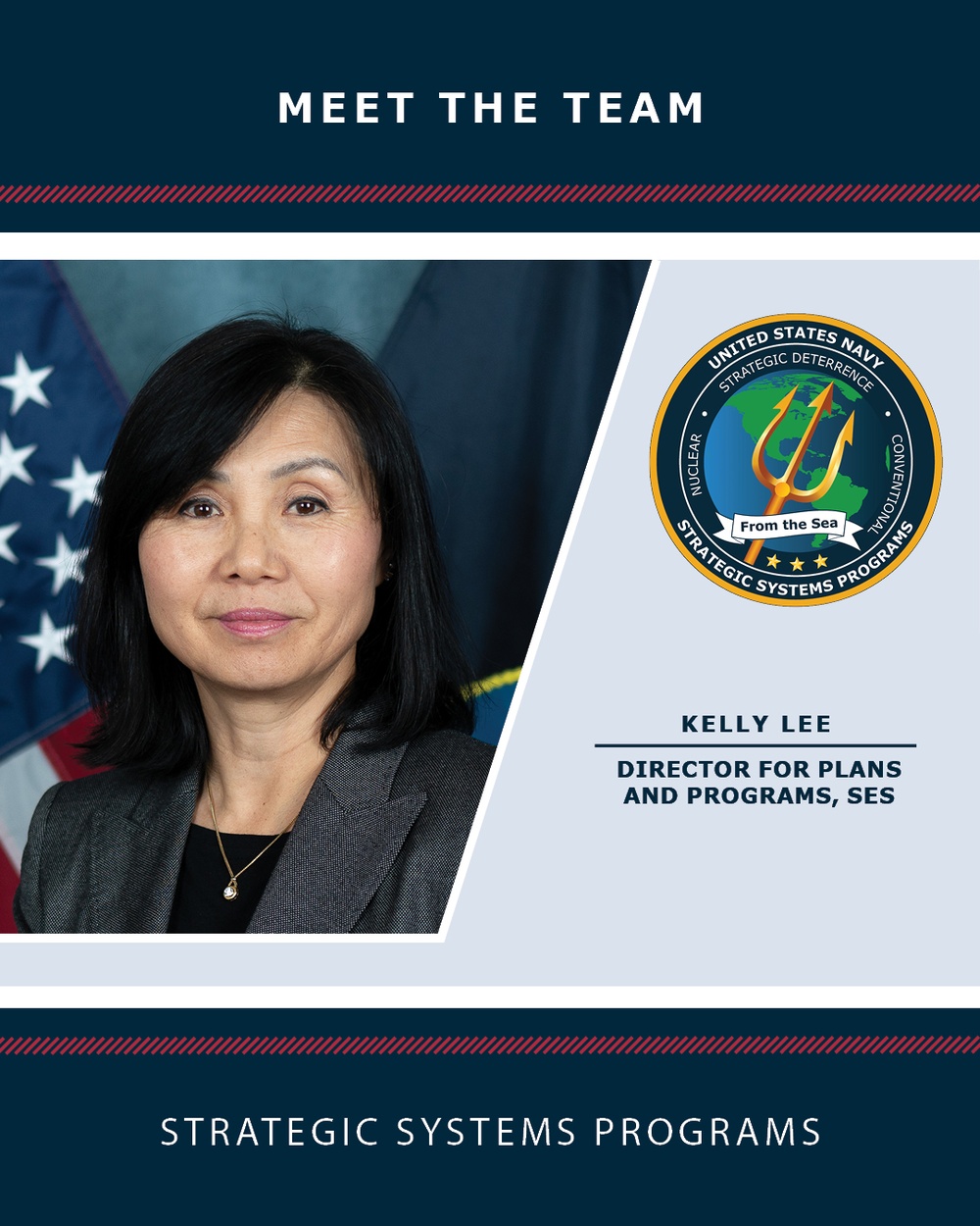 Meet the Team: Ms. Kelly Lee, SES, Director for Plans and Programs