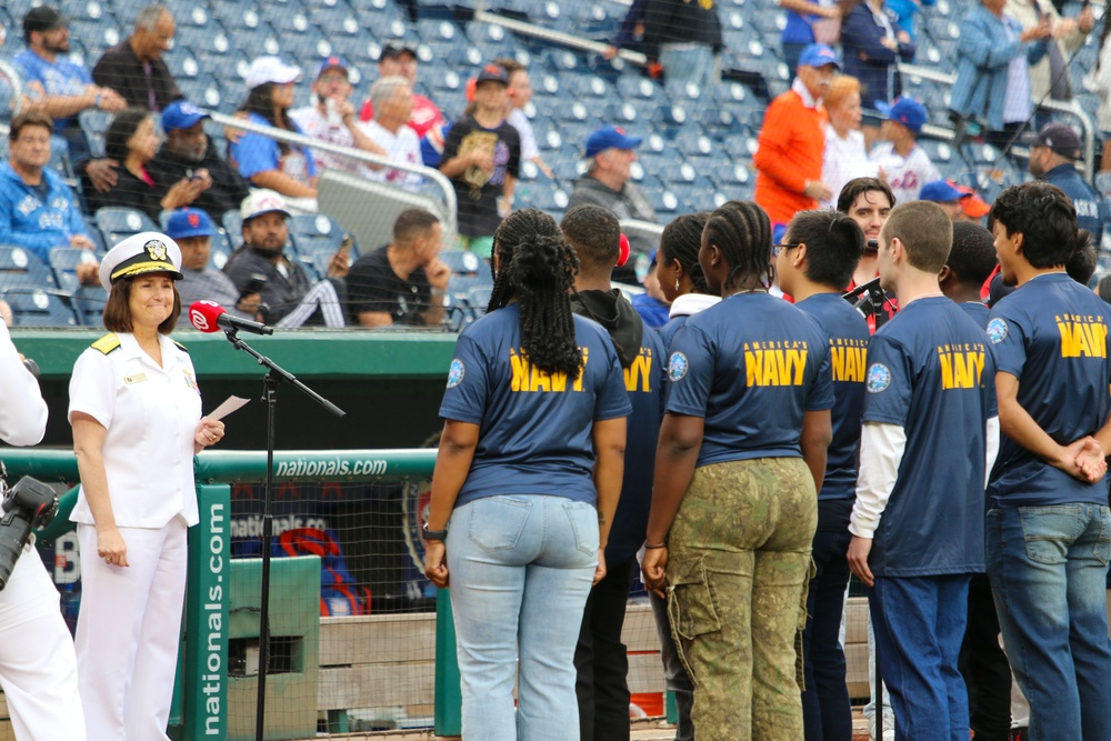 Washington Nationals Host U.S. Navy for Navy Day, Celebrates 250th Birthday