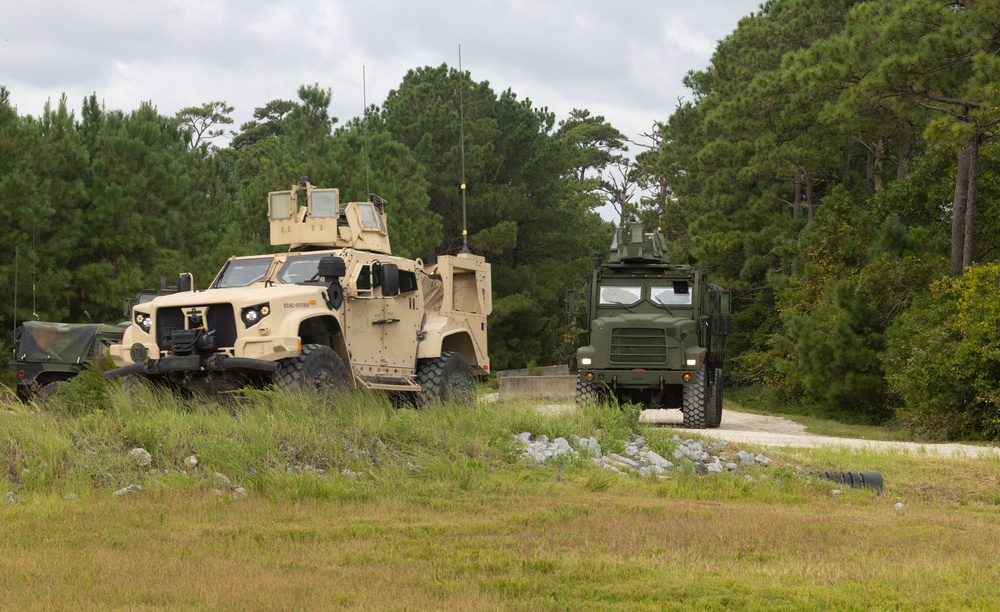 CLB-24 battalion field exercise: Combat Vehicle Operator Training