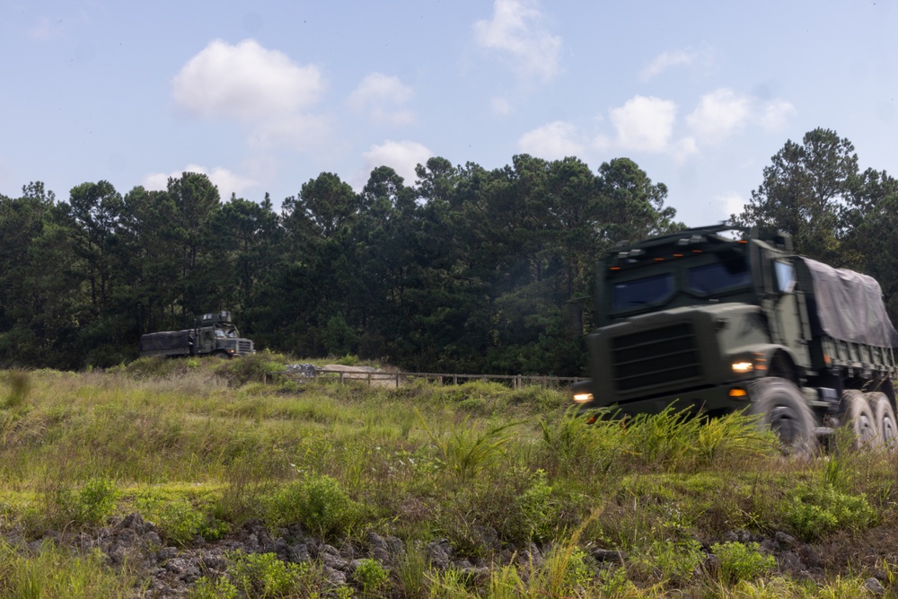 CLB-24 battalion field exercise: Combat Vehicle Operator Training