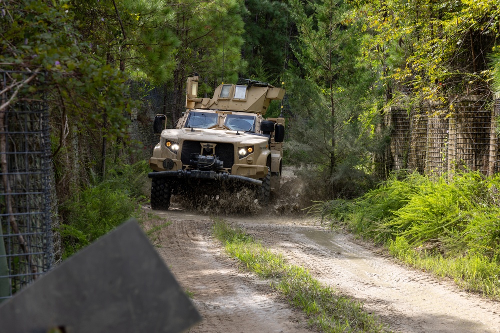 CLB-24 battalion field exercise: Combat Vehicle Operator Training