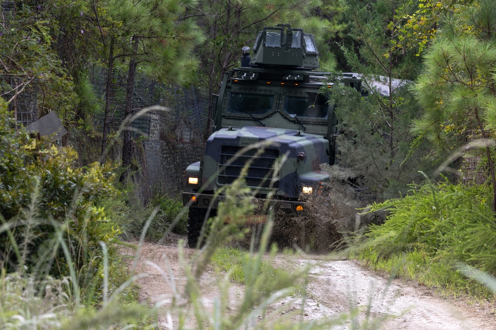 CLB-24 battalion field exercise: Combat Vehicle Operator Training