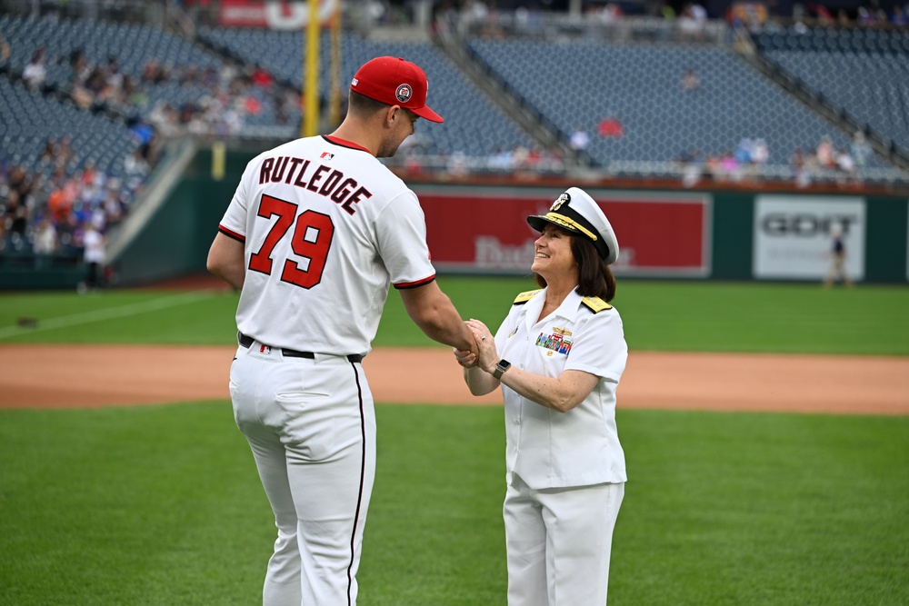 Washington Nationals Host U.S. Navy for Navy Day, Celebrates 250th Birthday