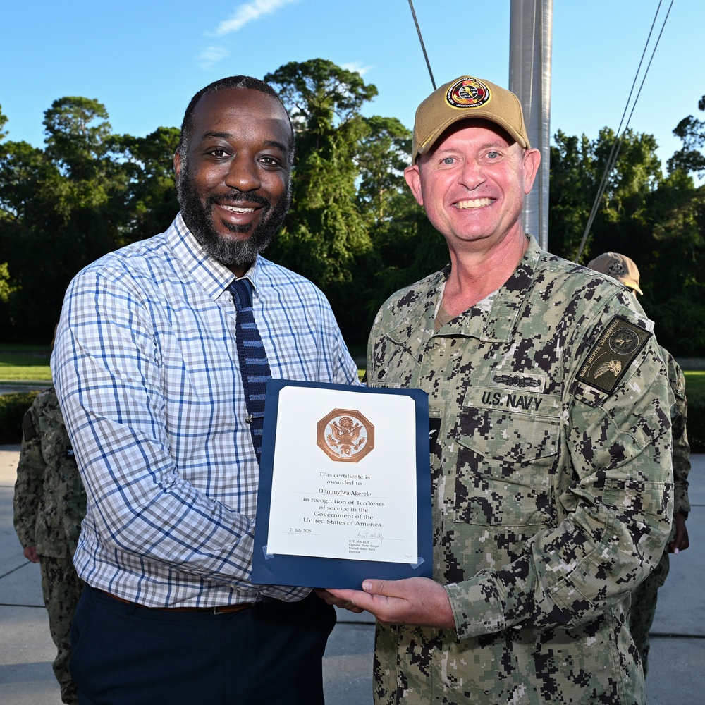 Awards Ceremony at Naval Hospital Jacksonville – August 22, 2025