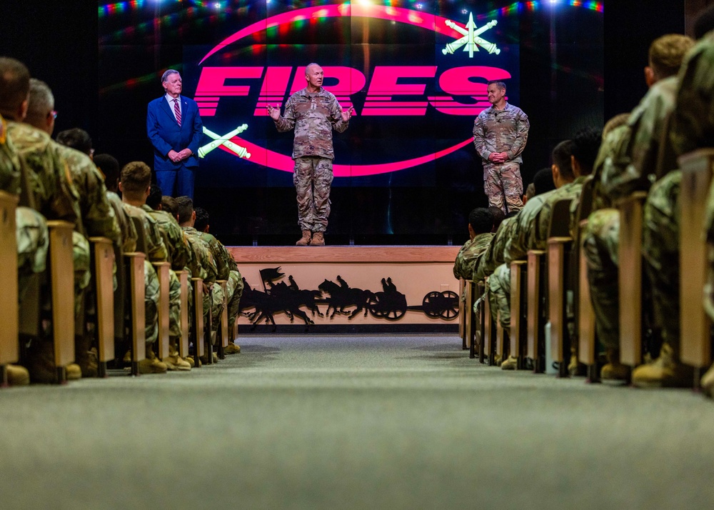 Chief of Staff of the Army visits Fort Sill