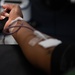 USS Ronald Reagan (CVN 76) Sailor Donates Blood