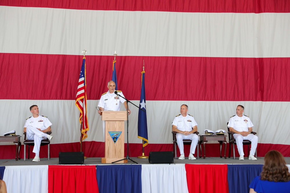 SCW-1 Holds Change of Command Ceremony