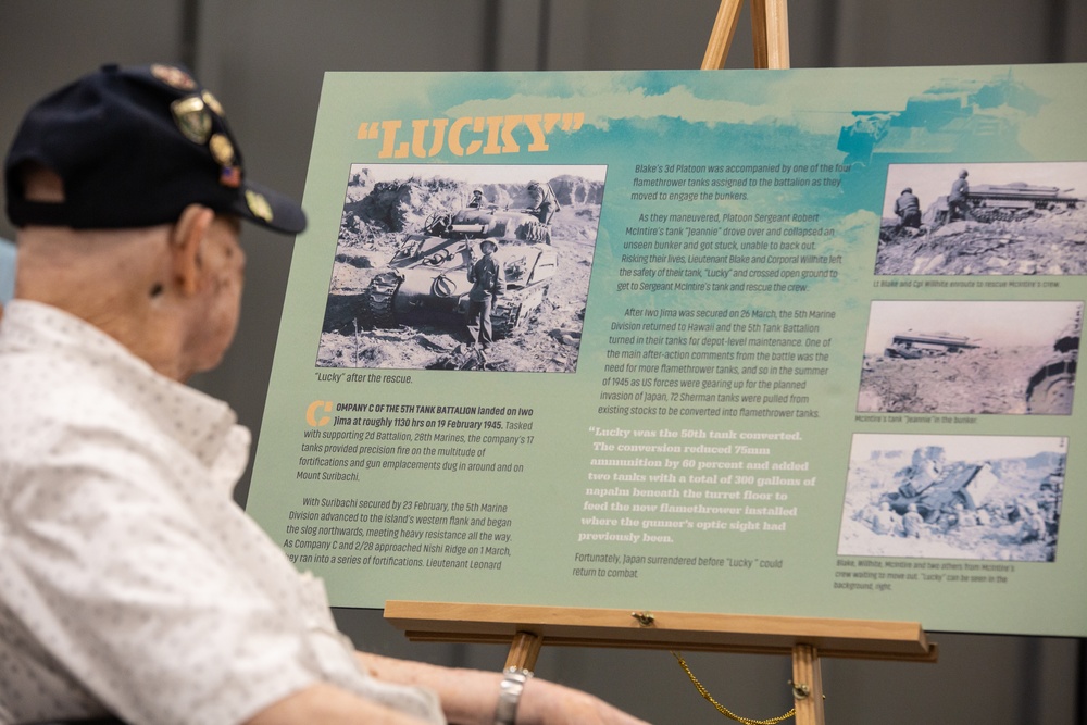 Marine Corps Veteran tank operated reunited with his tank decades later
