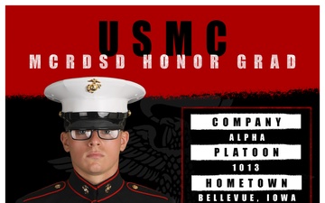 Alpha Company Honor Graduate
