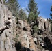 V35 Marines conduct top rope climbing during Assault Climbers Course