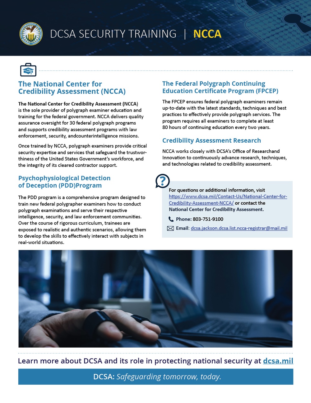 DCSA Security Academy NCAA