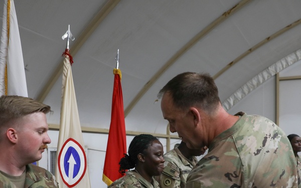 Alpha Company Patching Ceremony