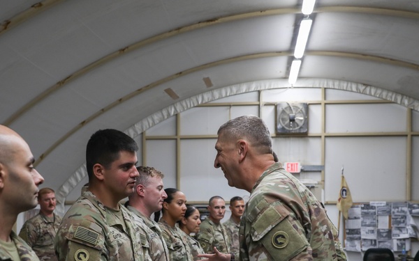 Alpha Company Patching Ceremony
