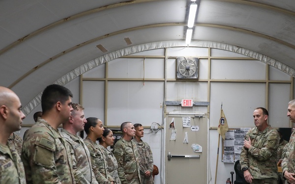 Alpha Company Patching Ceremony