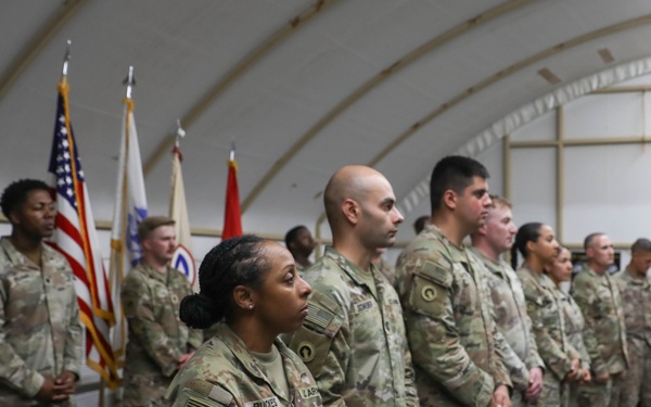 Alpha Company Patching Ceremony