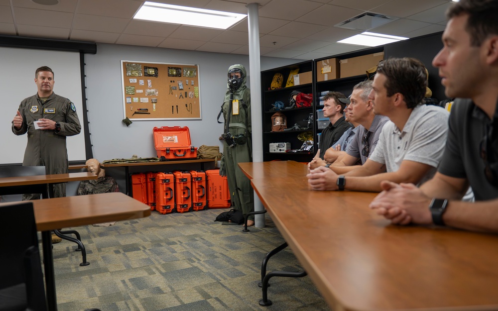 Building Community Connections: Tampa Bay Lightning Visits 6th Operations Support Squadron
