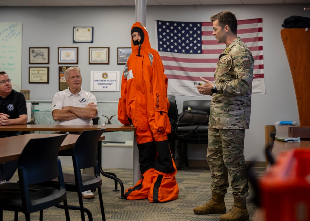 Building Community Connections: Tampa Bay Lightning Visits 6th Operations Support Squadron