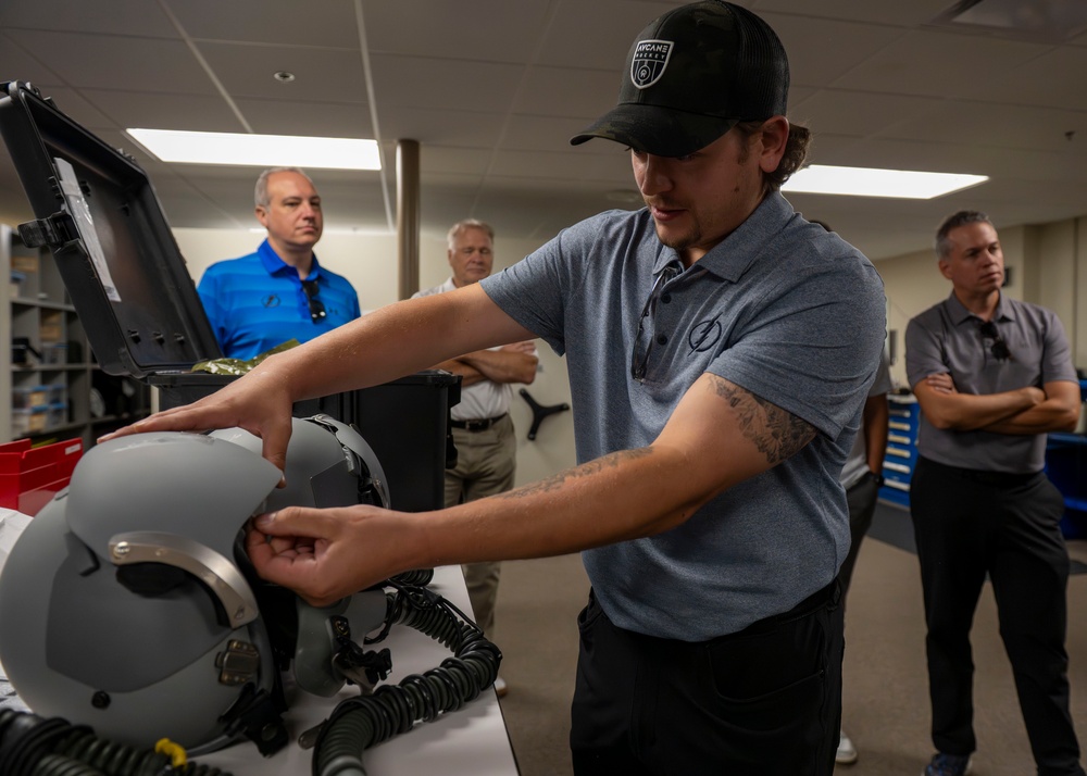 Building Community Connections: Tampa Bay Lightning Visits 6th Operations Support Squadron