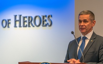 CGSC International Hall of Fame Induction Ceremony for Moldovan Minister of Defence