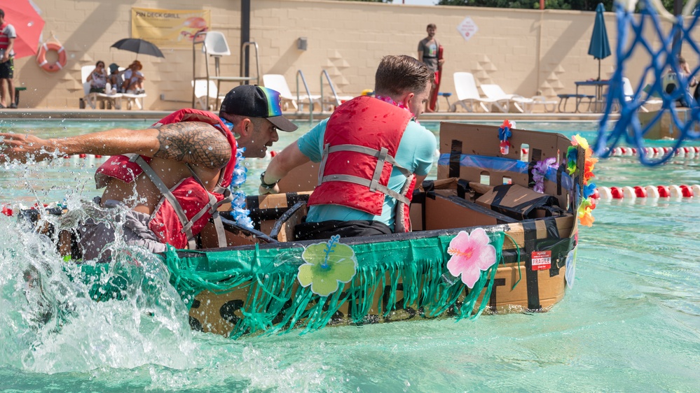 Sink or Swim: 2025 Cardboard Boat Regatta at Tinker Air Force Base
