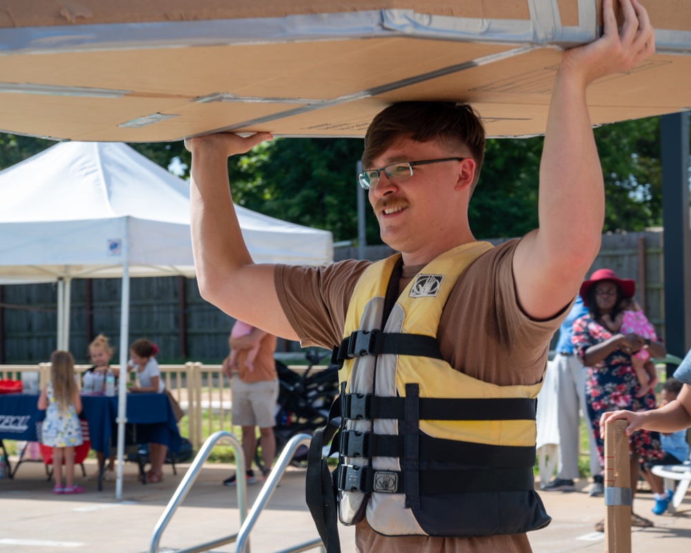 Sink or Swim: 2025 Cardboard Boat Regatta at Tinker Air Force Base