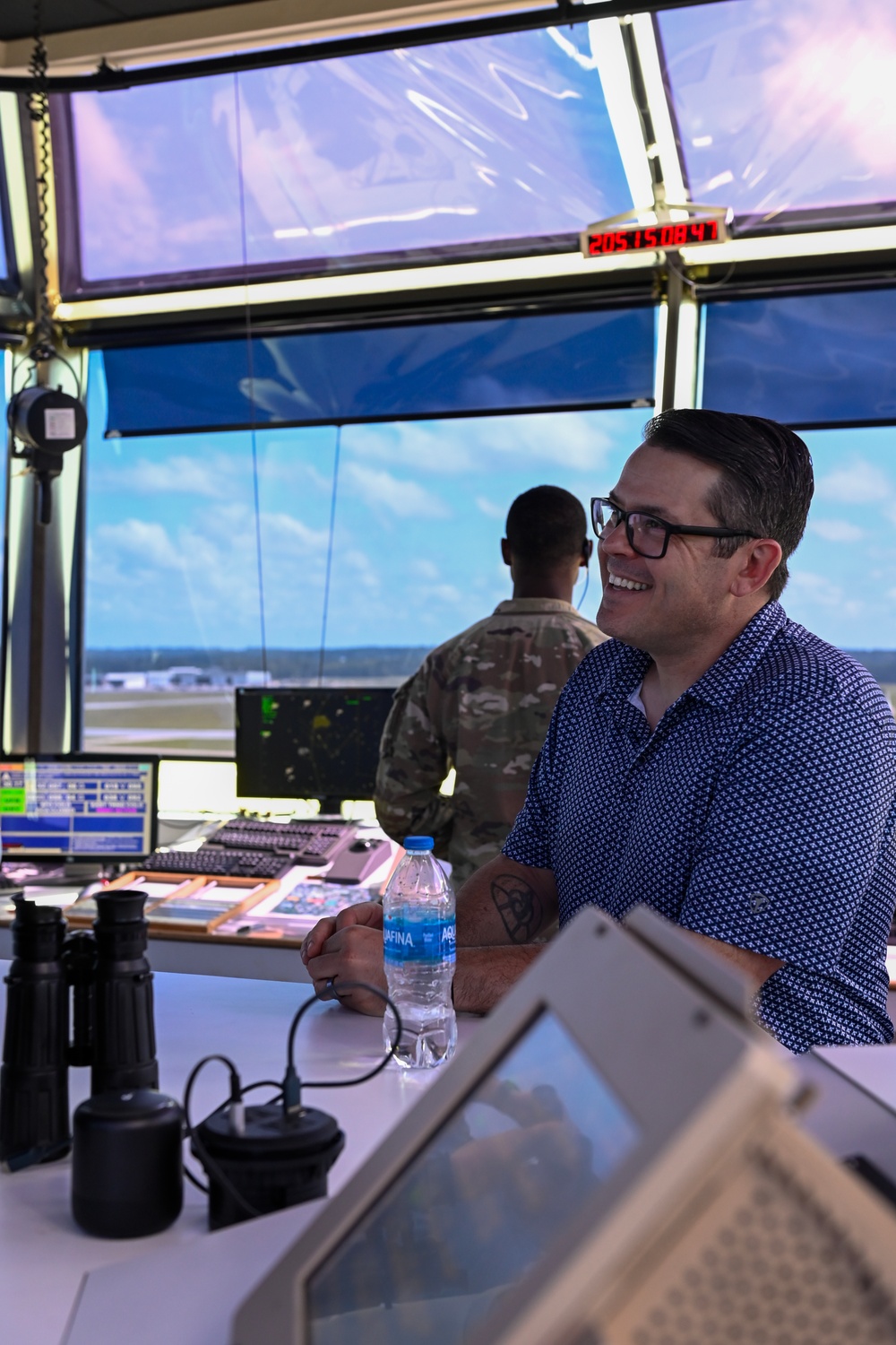 Sen. Jeff Zell visits McEntire Joint National Guard Base