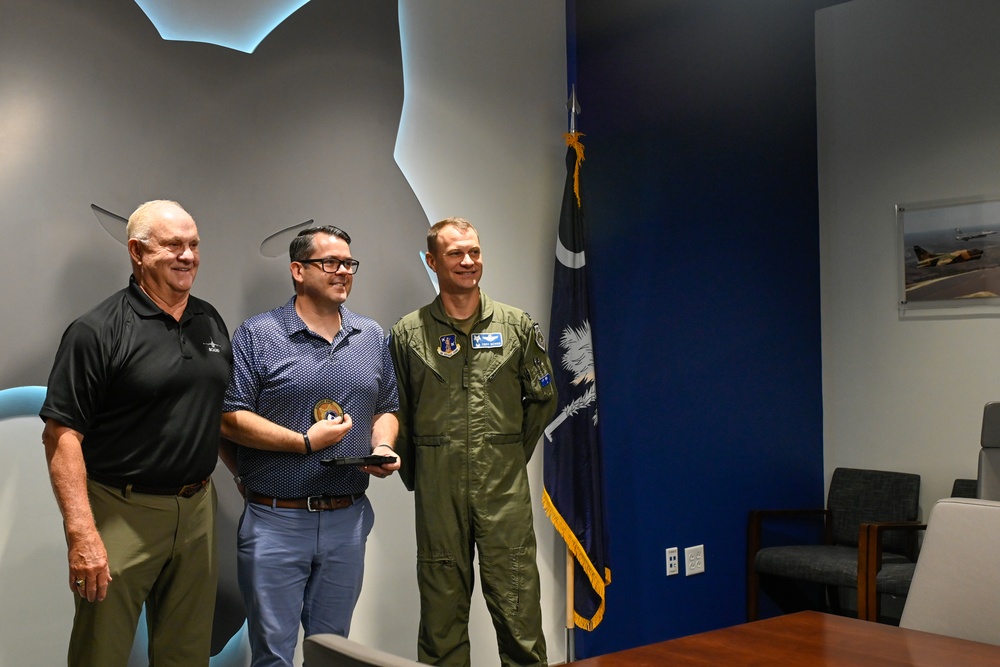 Sen. Jeff Zell visits McEntire Joint National Guard Base