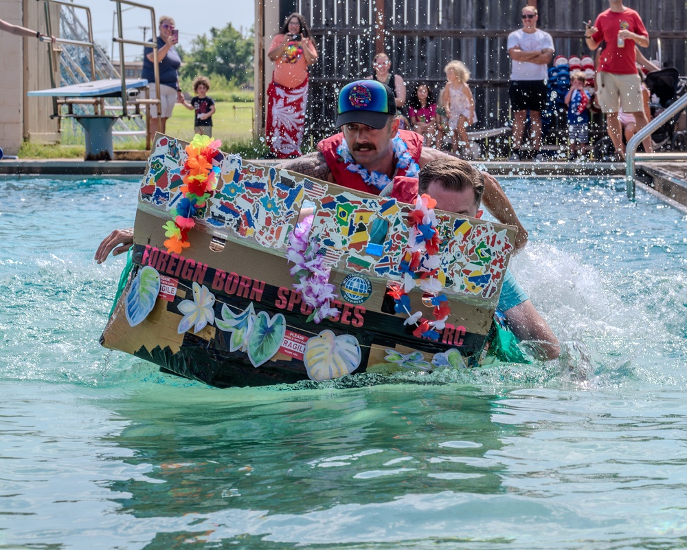 Sink or Swim: 2025 Cardboard Boat Regatta at Tinker Air Force Base