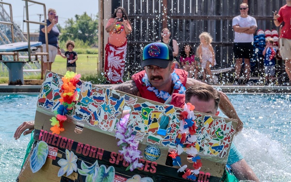Sink or Swim: 2025 Cardboard Boat Regatta at Tinker Air Force Base