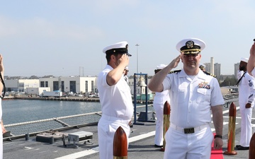 USS Tulsa (LCS 16) Gold Crew Conducts Change of Command
