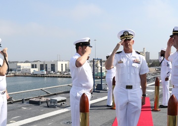 USS Tulsa (LCS 16) Gold Crew Conducts Change of Command