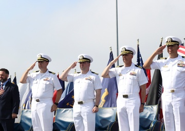 USS Tulsa (LCS 16) Gold Crew Conducts Change of Command