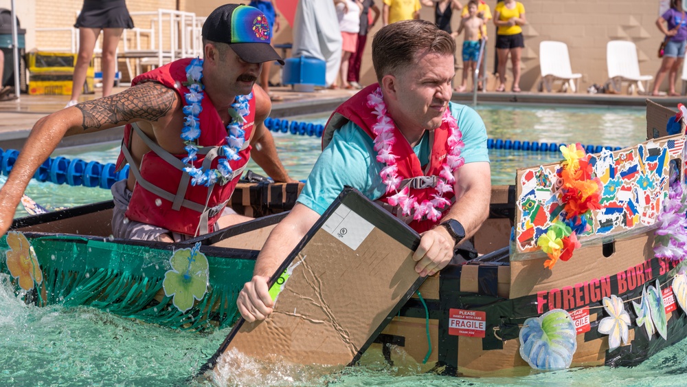 Sink or Swim: 2025 Cardboard Boat Regatta at Tinker Air Force Base