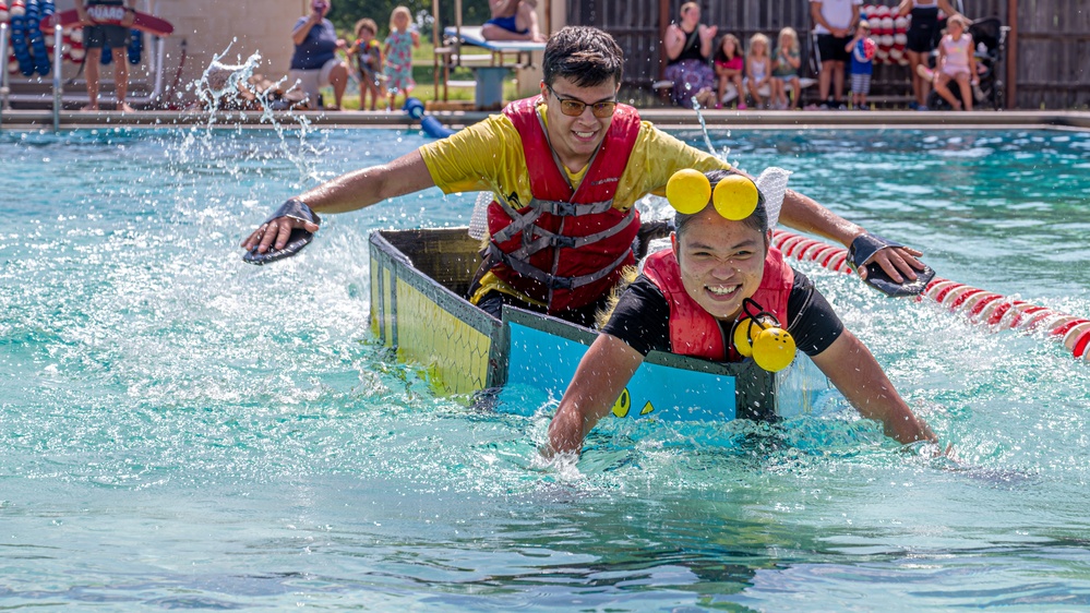 Sink or Swim: 2025 Cardboard Boat Regatta at Tinker Air Force Base