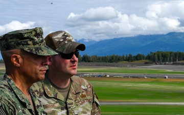 DLA Energy commander tours JBER fuel systems, recognizes Airmen excellence