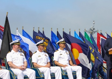 USS Tulsa (LCS 16) Gold Crew Conducts Change of Command