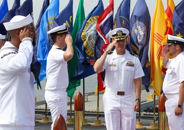 USS Tulsa (LCS 16) Gold Crew Conducts Change of Command