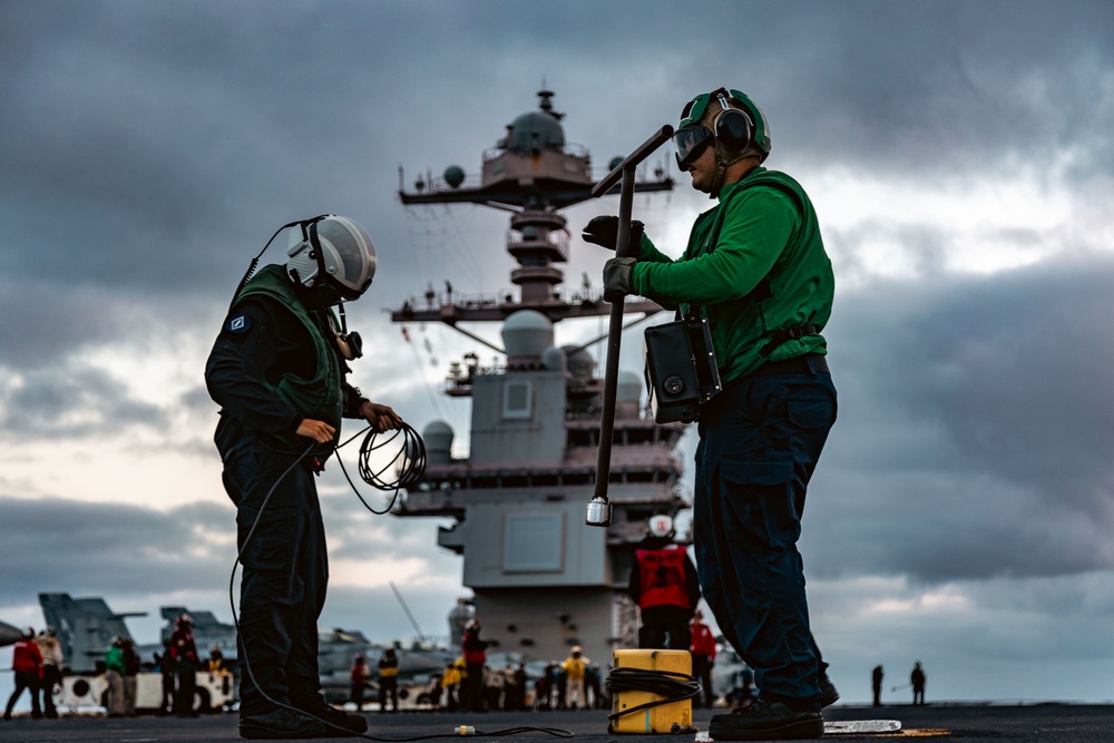 USS Gerald R. Ford (CVN 78) Conducts Flight Operations