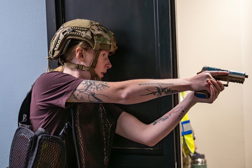 Airmen sharpen skills in Active Shooter Exercise
