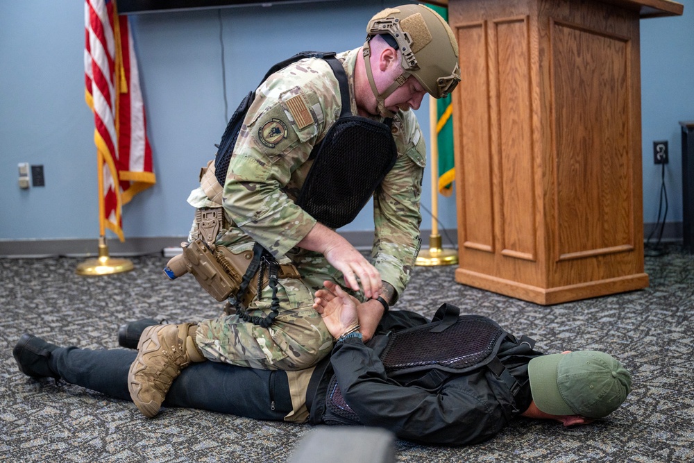 Airmen sharpen skills in Active Shooter Exercise