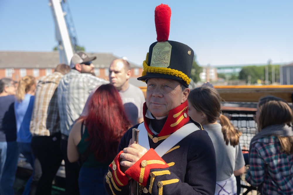 Marines go underway aboard the USS Constitution