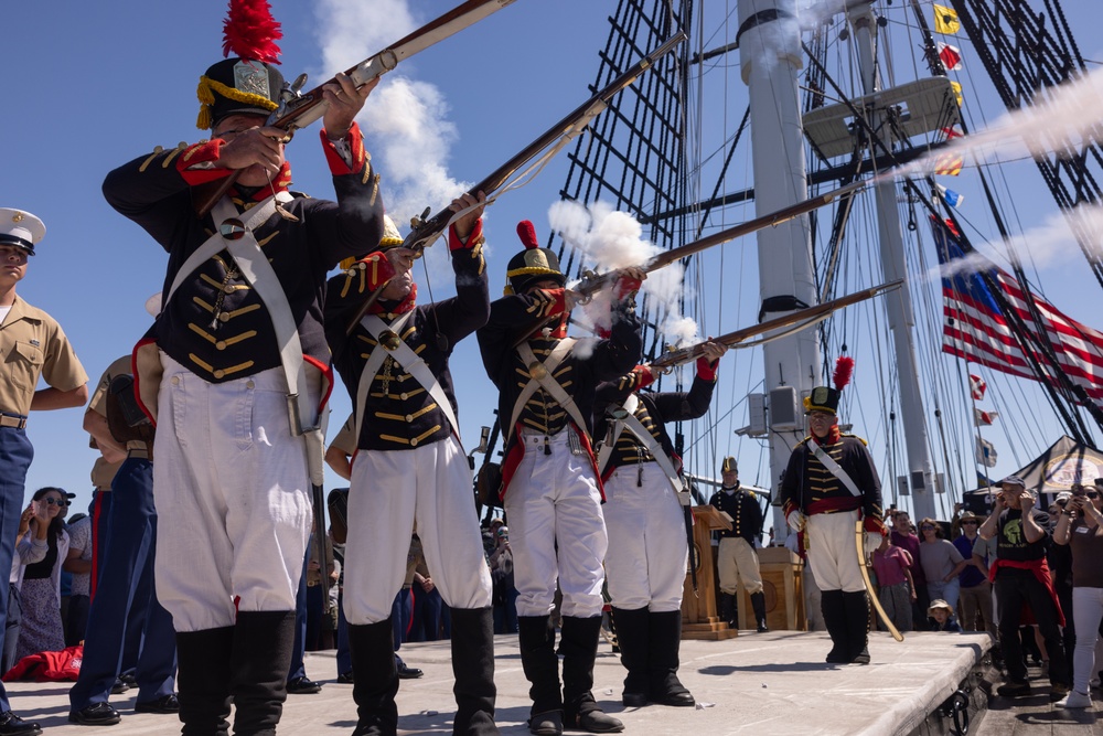 Marines go underway aboard the USS Constitution