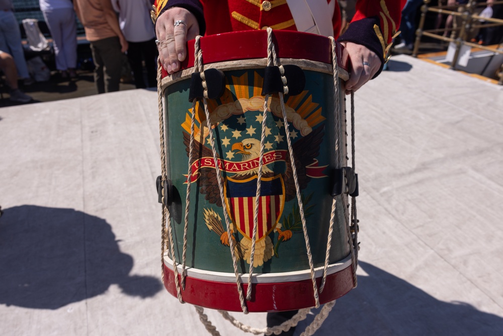 Marines go underway aboard the USS Constitution