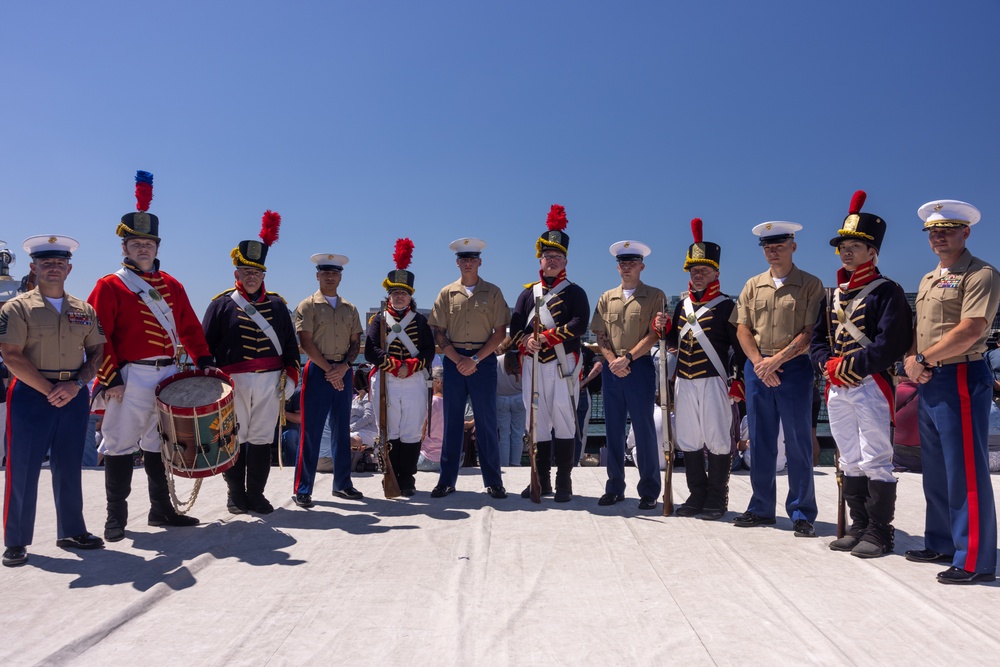 Marines go underway aboard the USS Constitution