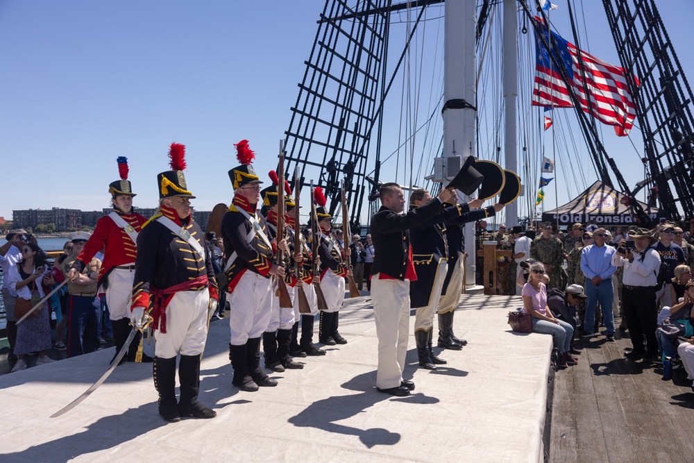 Marines go underway aboard the USS Constitution