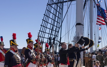 Marines go underway aboard the USS Constitution
