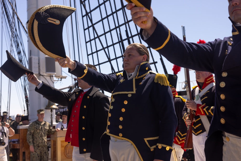 Marines go underway aboard the USS Constitution